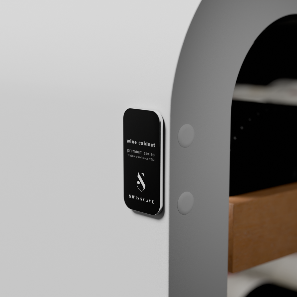 Swisscave Dual Zone Wine Cooler White 26 bottle WLB-120DF-WHITE