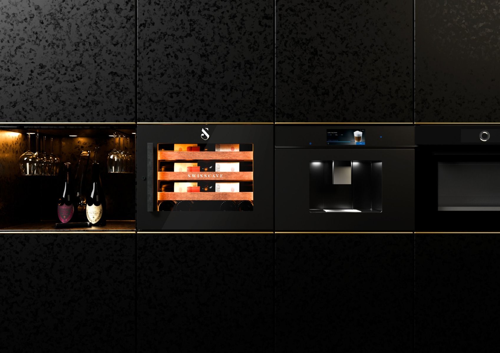 Swisscave Single Zone Wine Cooler 22 bottle WIB-45F