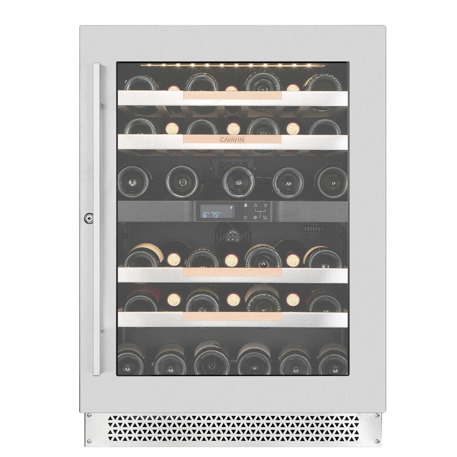 VINOA 41-bottle stainless steel cellar