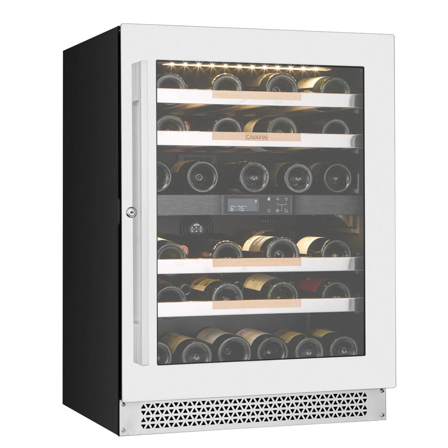 VINOA 41-bottle stainless steel cellar