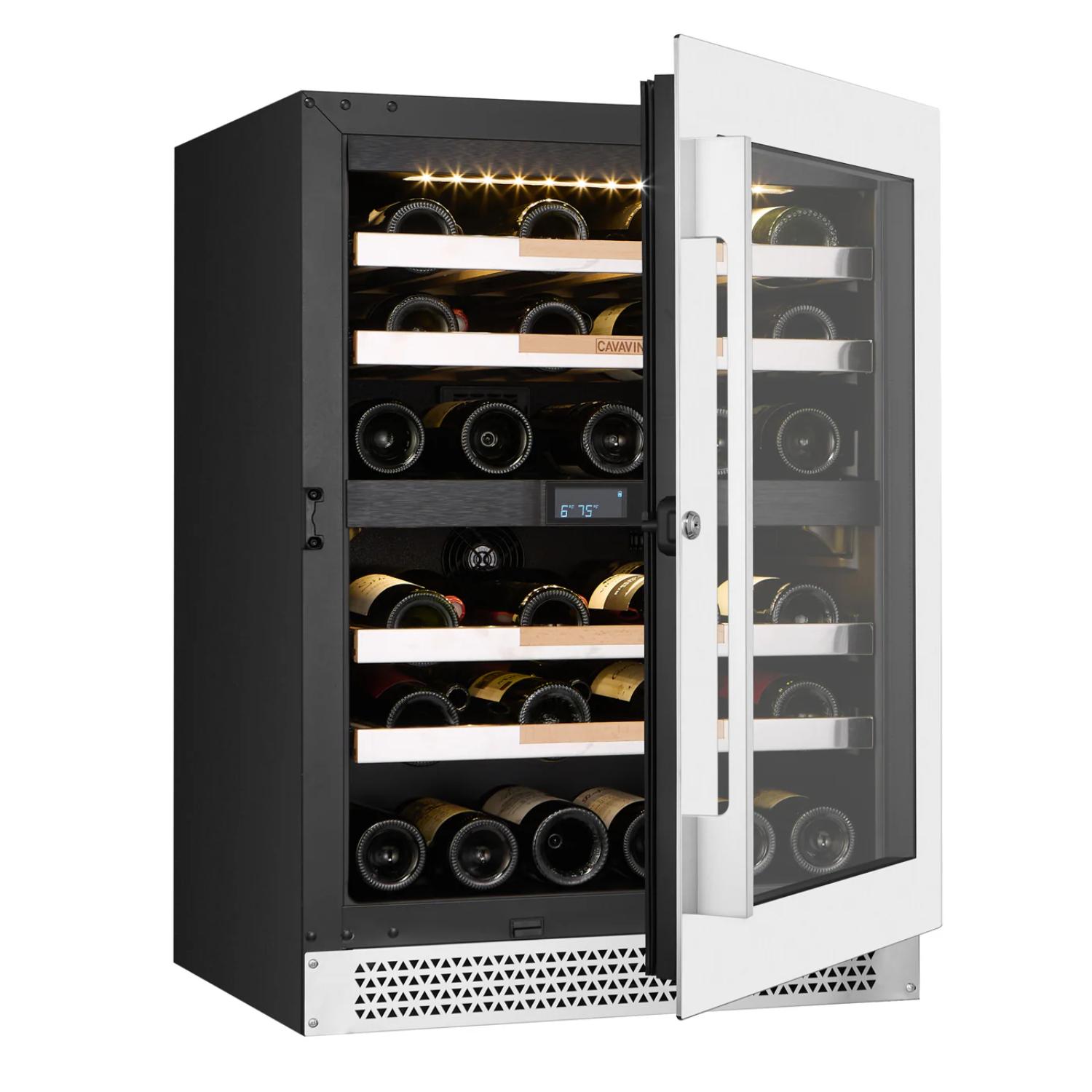 VINOA 41-bottle stainless steel cellar