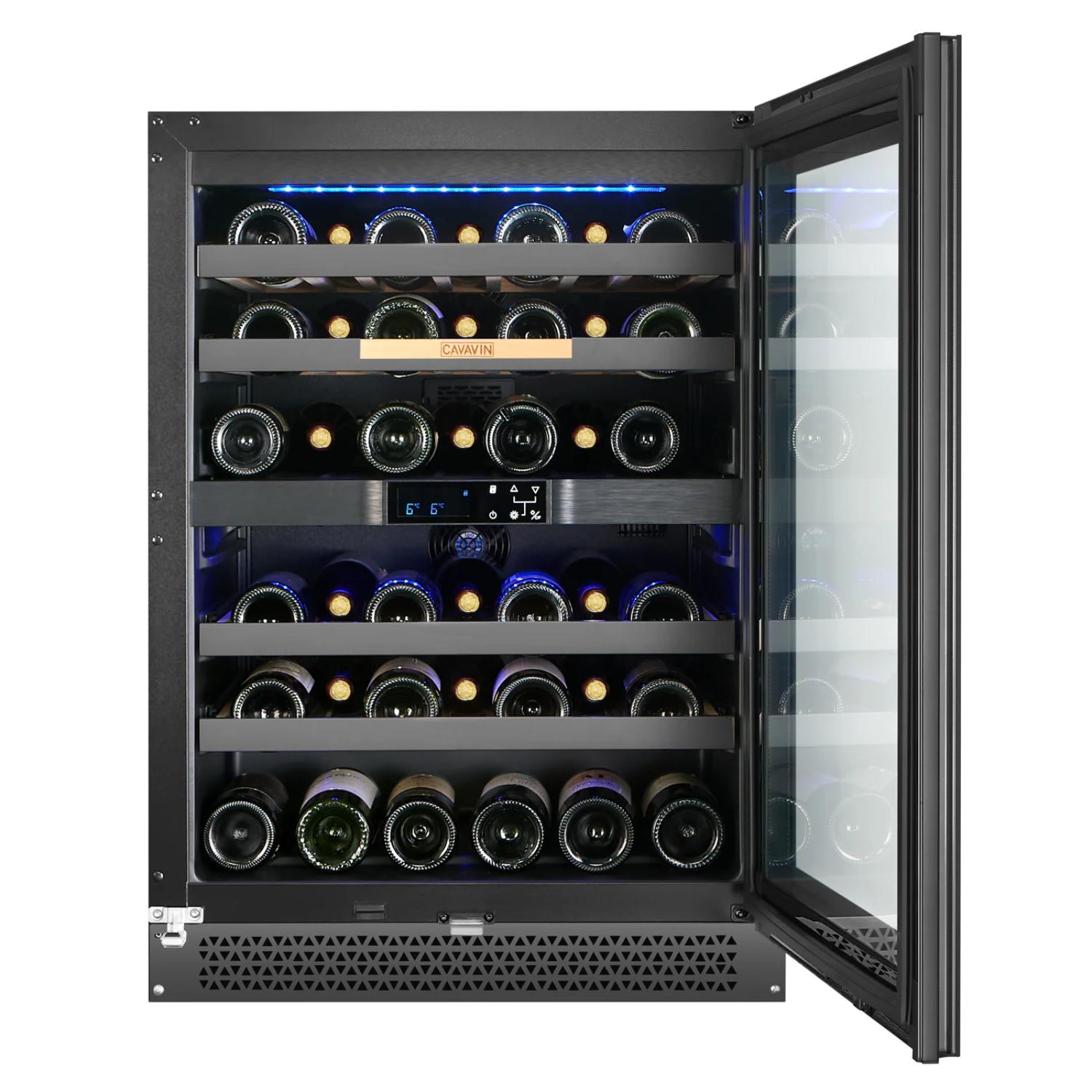 VINOA 41-bottle dark gray cellar