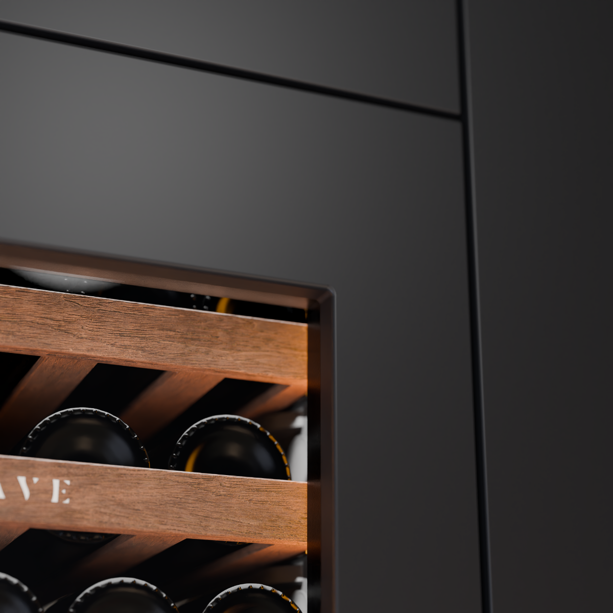 Swisscave Single Zone Wine Cooler Panel Ready 22 bottle WIB-45FP