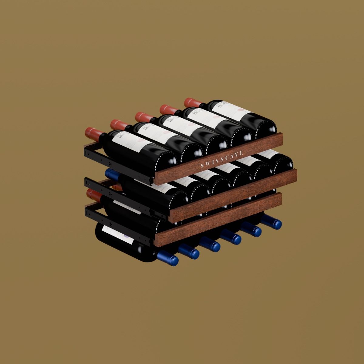 Swisscave Single Zone Wine Cooler Panel Ready 22 bottle WIB-45FP