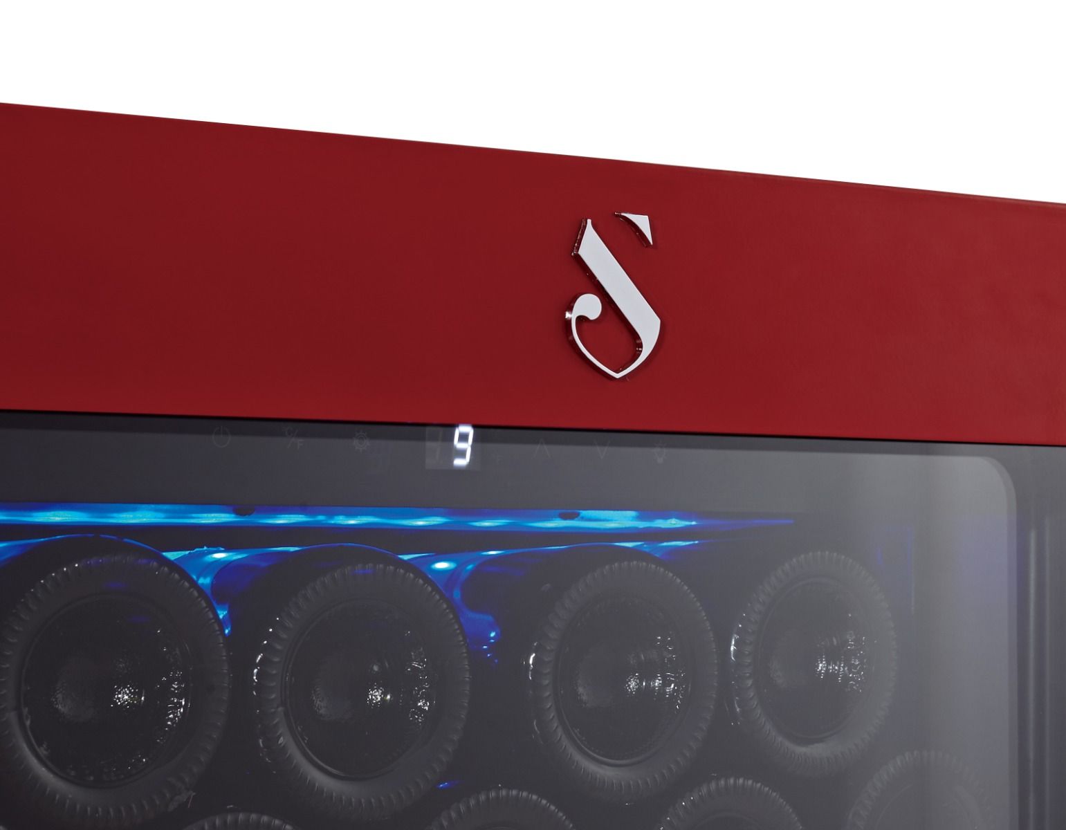 Swisscave Single Zone Wine Cooler RED 35 bottle WL120F-RED