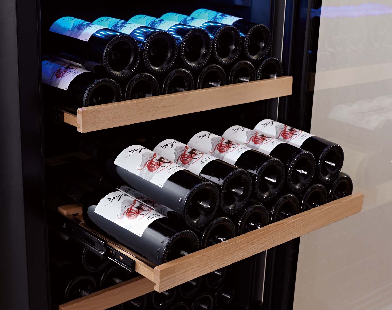 Swisscave Dual Zone Wine Cooler 107 bottle WL355DF