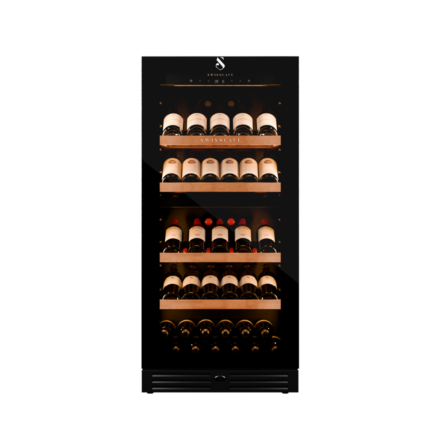 Swiaacave Dual Zone Wine Cooler 93 bottle WLB-360DFD-MIX