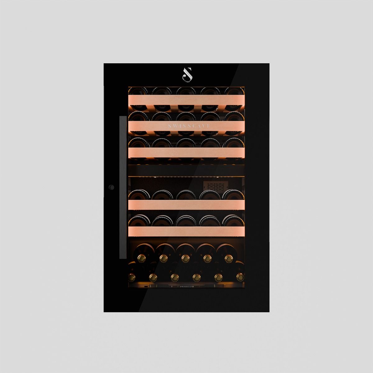 Swisscave Dual Zone Wine Cooler 40 bottle Built-in Classic WIB-88DF-CLASS
