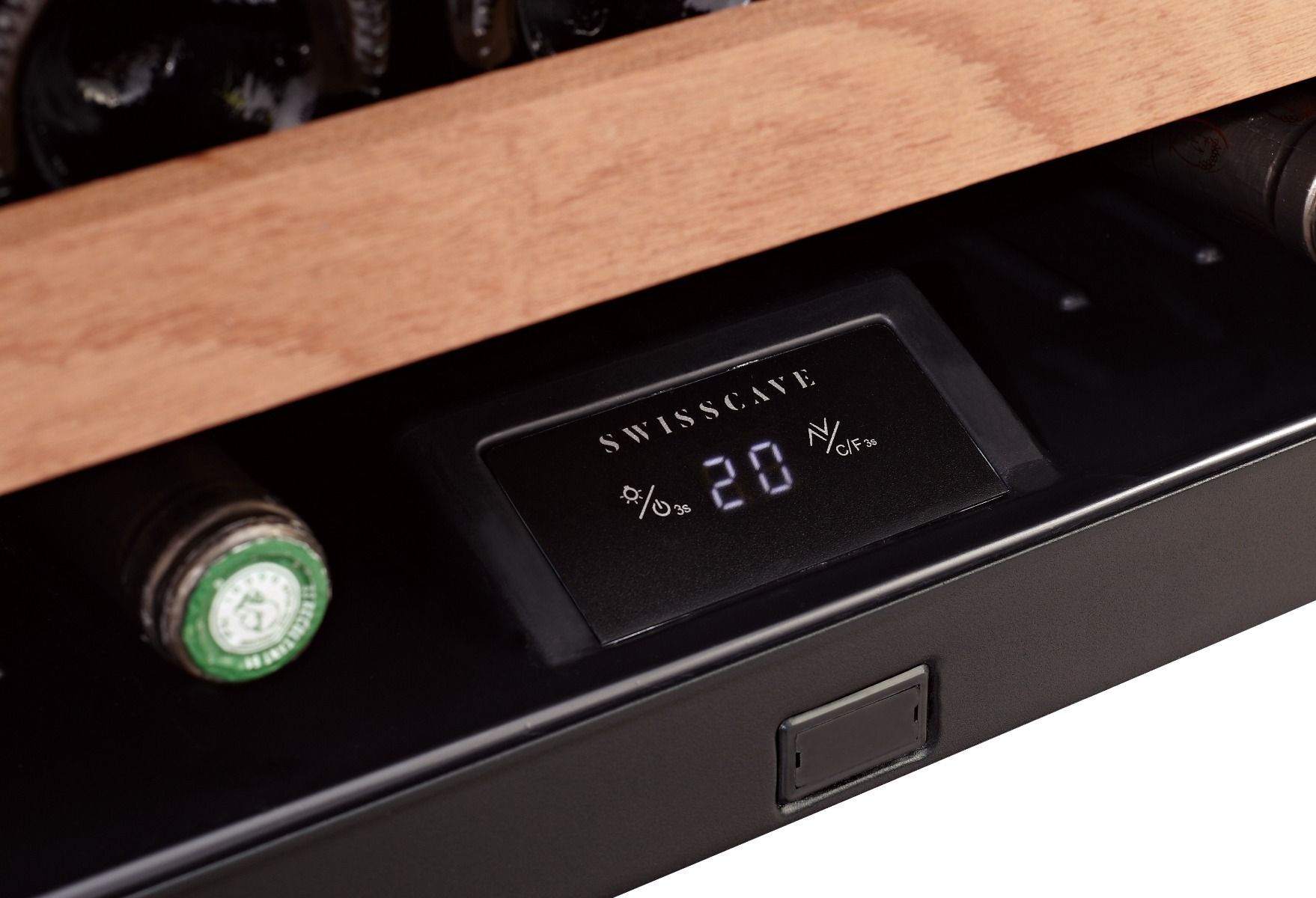 Swisscave Single Zone Wine Cooler Panel Ready 22 bottle WIB-45FP