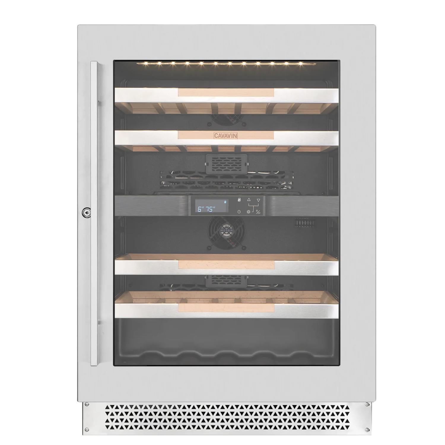 VINOA 41-bottle stainless steel cellar