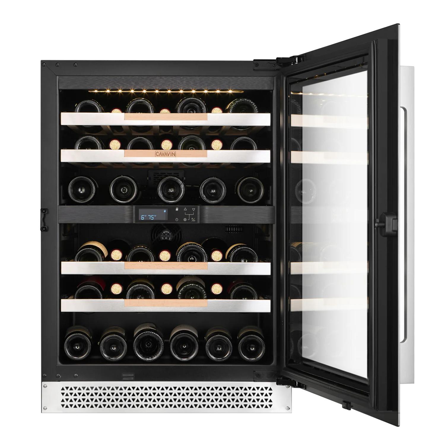 VINOA 41-bottle stainless steel cellar