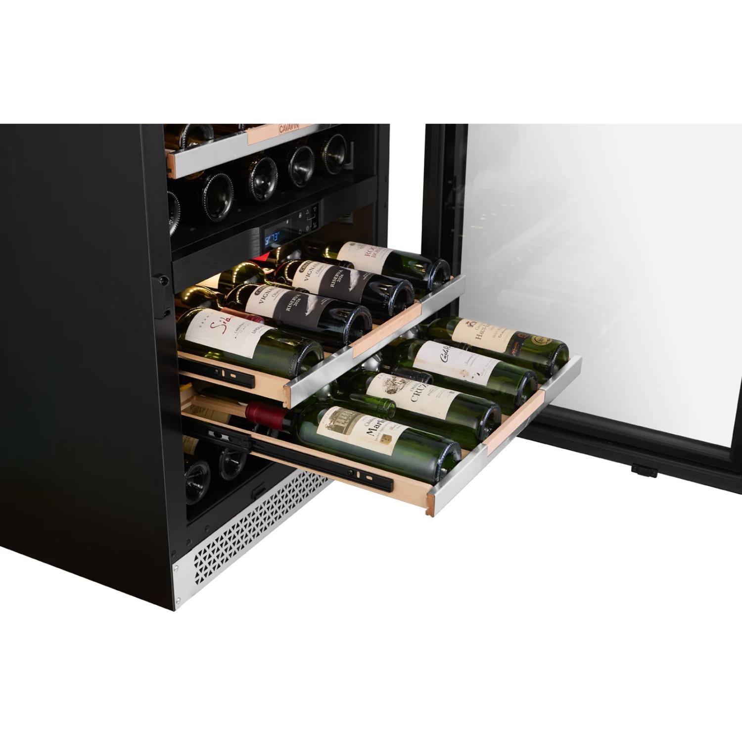 VINOA 41-bottle stainless steel cellar