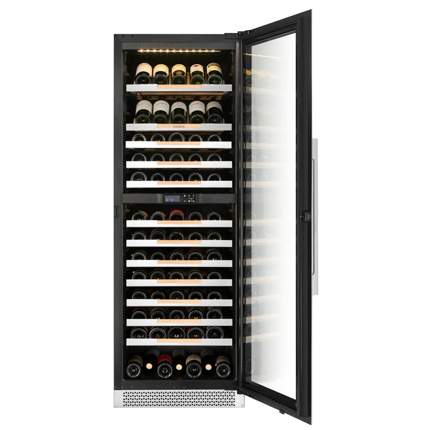 VINOA 133-bottle Dual zone cellar