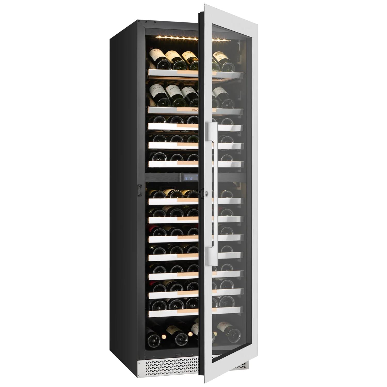 VINOA 133-bottle Dual zone cellar