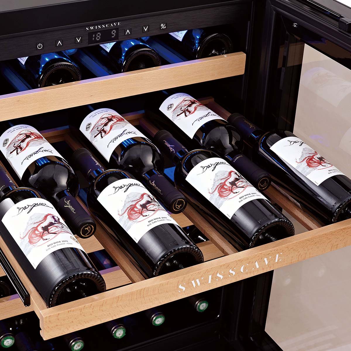 Swisscave Dual Zone Wine Cooler 40 bottle WL155DF