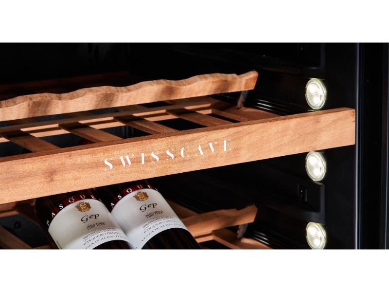 Swisscave Dual Zone Wine Cooler 144 bottle WLB-460DFLD-MIX