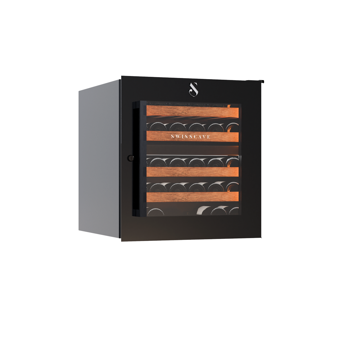 Swisscave Dual Zone Wine Cooler 26 bottle WIB-60DF