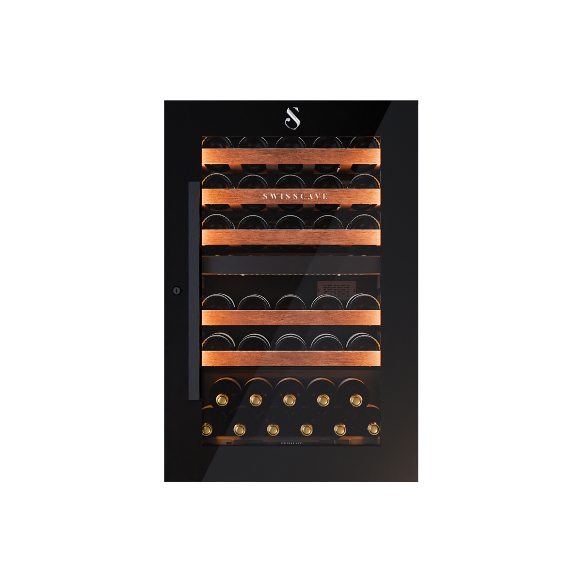 Swisscave Dual Zone Wine Cooler 40 bottle WIB-88DF