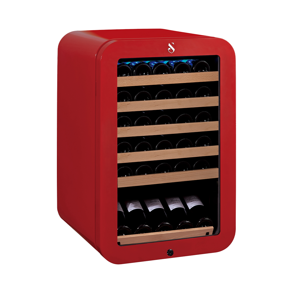 Swisscave Single Zone Wine Cooler RED 35 bottle WL120F-RED