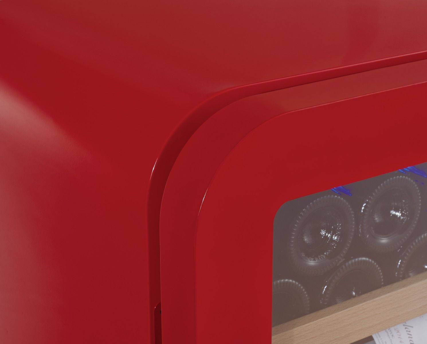 Swisscave Single Zone Wine Cooler RED 35 bottle WL120F-RED