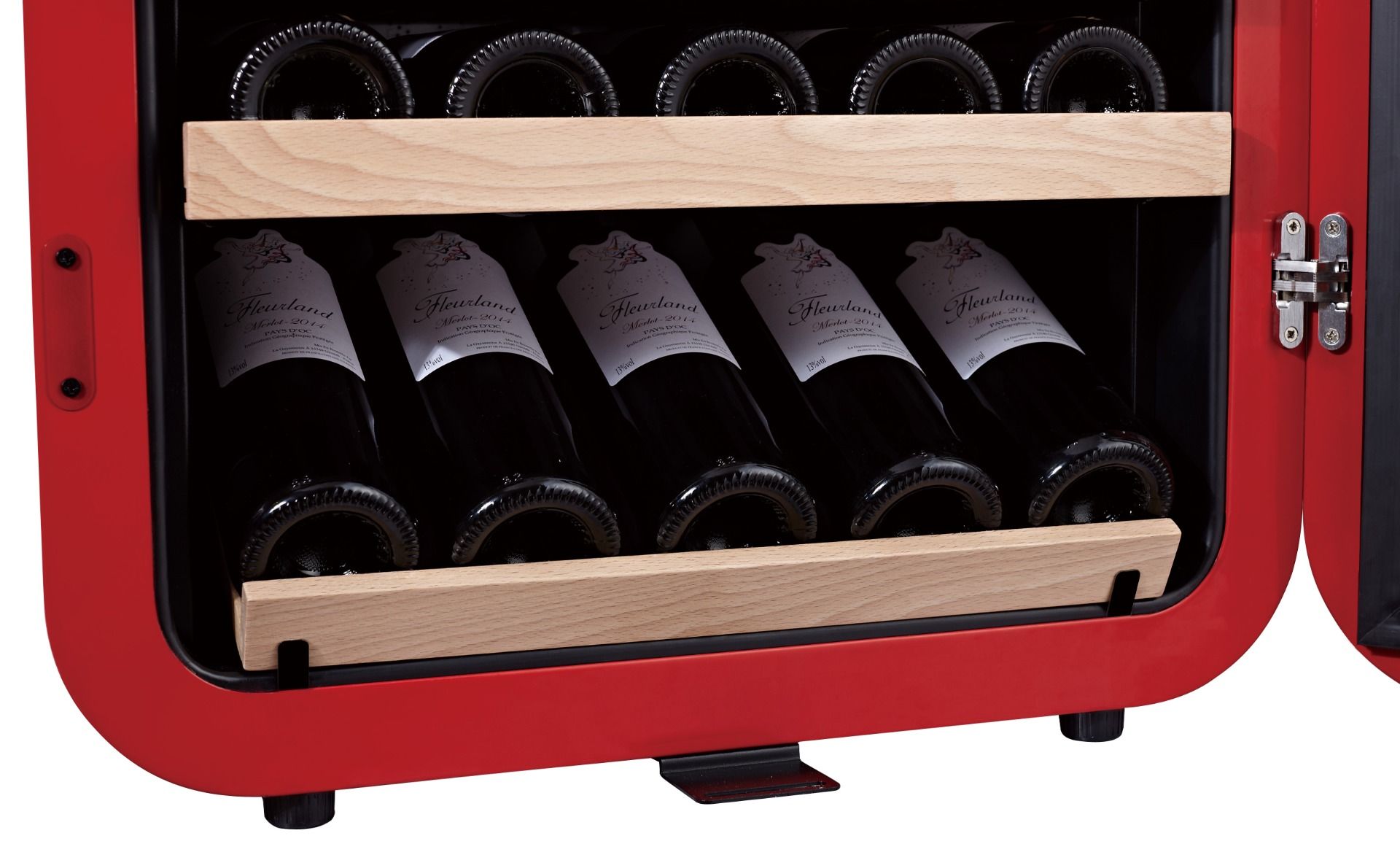 Swisscave Single Zone Wine Cooler RED 35 bottle WL120F-RED
