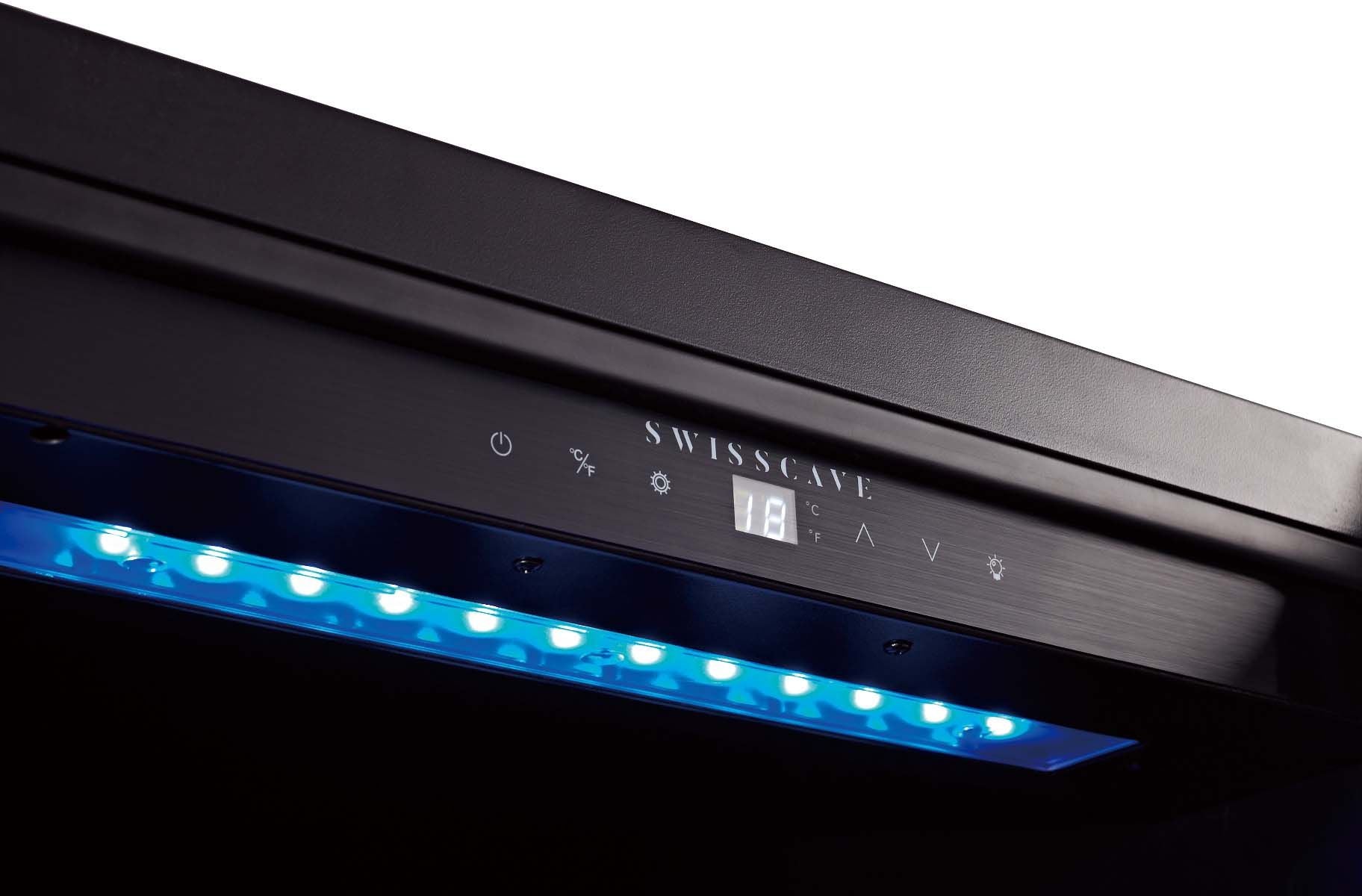 Swisscave Single Zone Wine Cooler 47 bottles WLB-155F