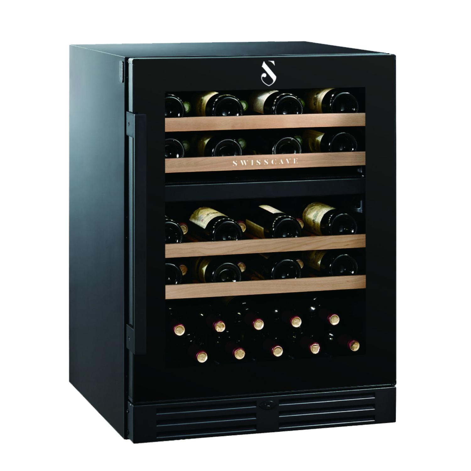 Swisscave dual zone wine cooler 40 bottle WLB-160DF