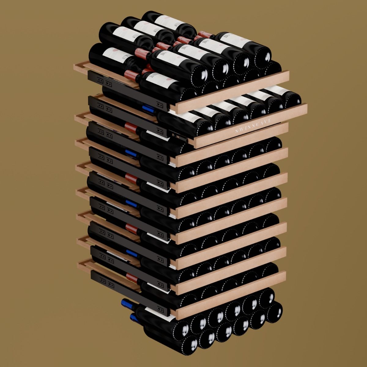 Swisscave Single Zone Wine Cooler 112 bottle WLB-360F-MIX