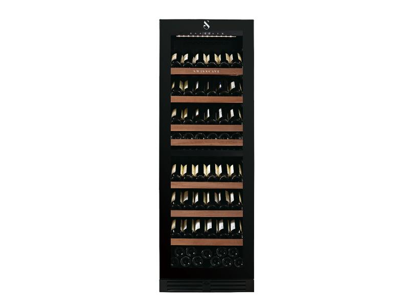Swisscave Dual Zone Wine Cooler 144 bottle WLB-460DFLD-MIX