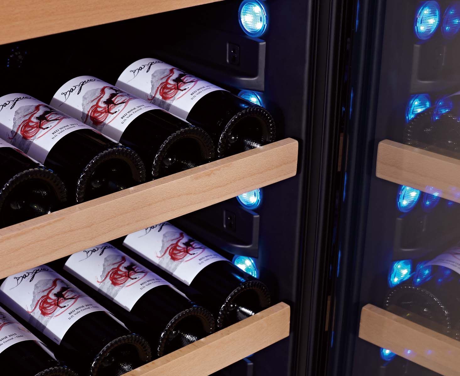 Swiaacave Dual Zone Wine Cooler 93 bottle WLB-360DFD-MIX