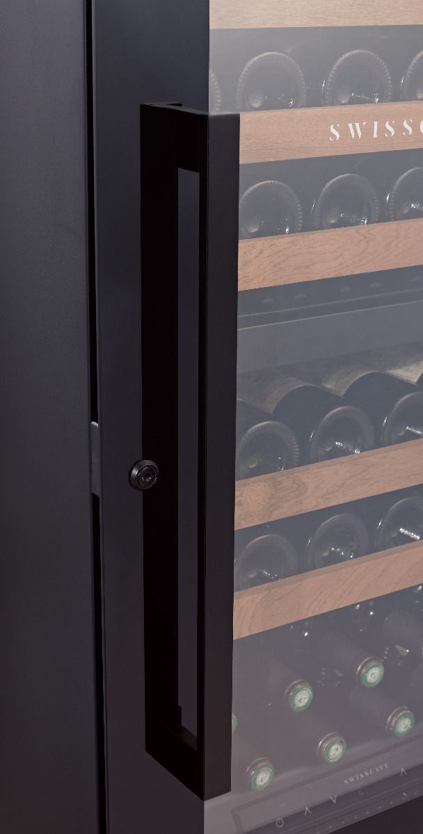 Swisscave Dual Zone Wine Cooler Touch to open 40 bottle WIB-88DFT