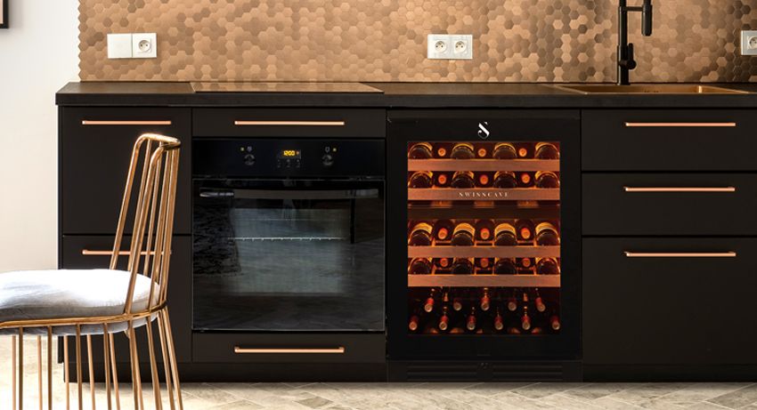Swisscave  Dual Zone Wine Cooler 39 bottle WUB-60DF