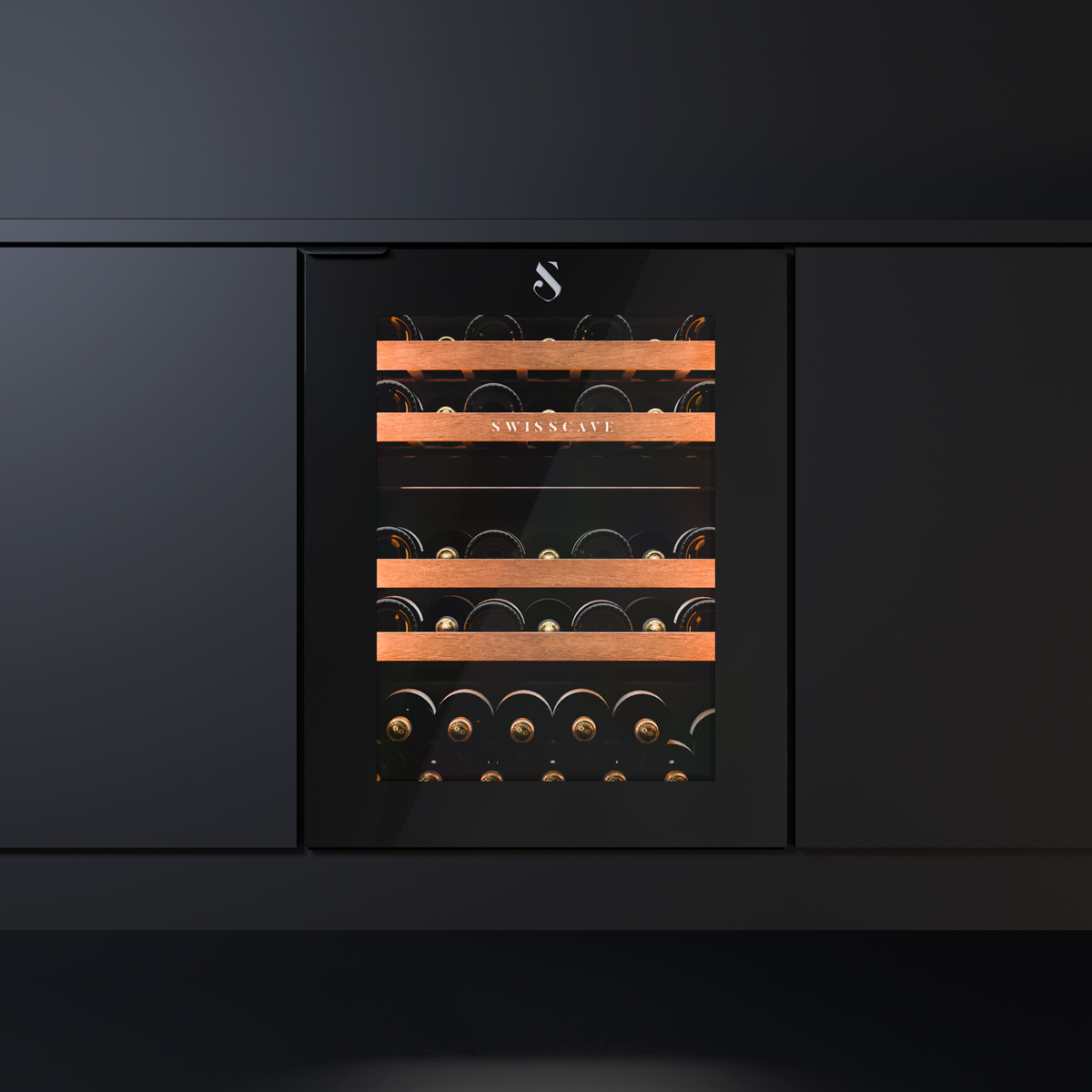 Swisscave  Dual Zone Wine Cooler 39 bottle WUB-60DF